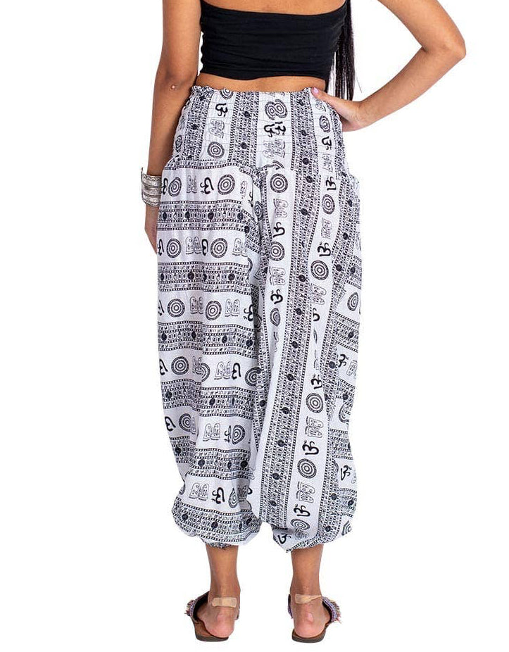 Om Symbol Afghan Trousers - MPA50091 - mykarma.gr
