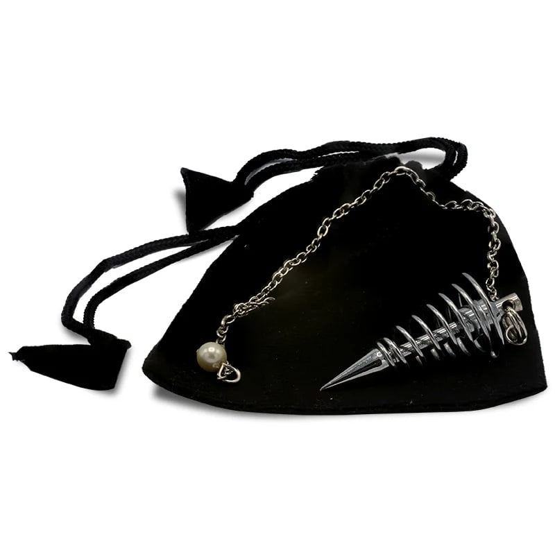 Εκκρεμές Σπείρα (Pendulum Spiral) ορείχαλκου Επιχρωμιωμένο Διαστάσεις: 12 g 4 cm - mykarma.gr