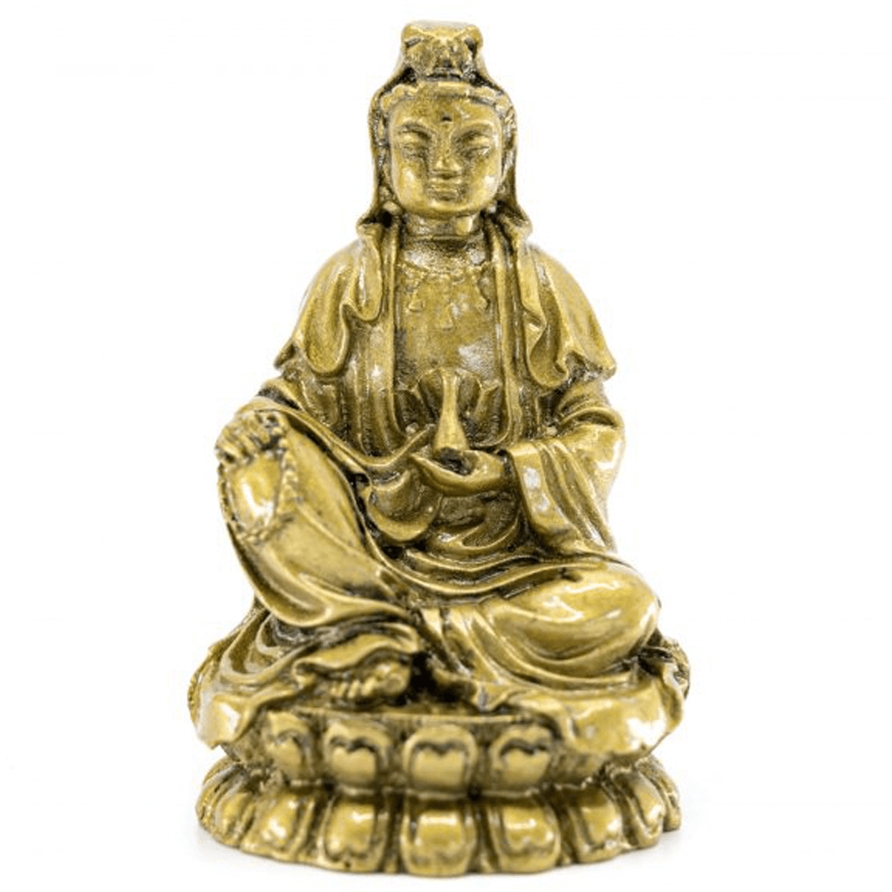 Άγαλμα Meditation Βούδας - Χρυσό χρώμα Διαστάσεις: 8,5cm Βάρος: ±130g - mykarma.gr