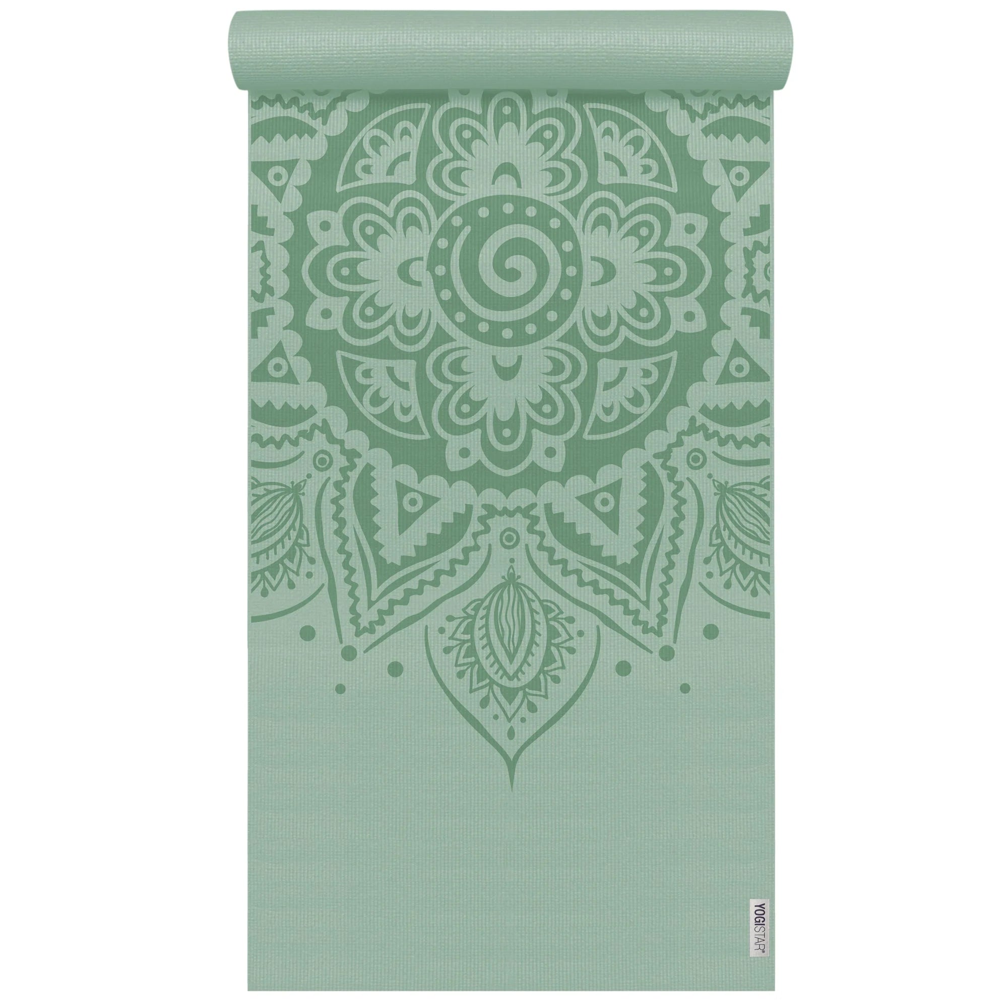 Yogistar Yoga Mat Spiral Mandala for Kids - Στρωμα Yoga για Παιδιά - velvet mint Διαστάσεις: 152 x 51 cm x 4 mm Βάρος: 0,9 kg