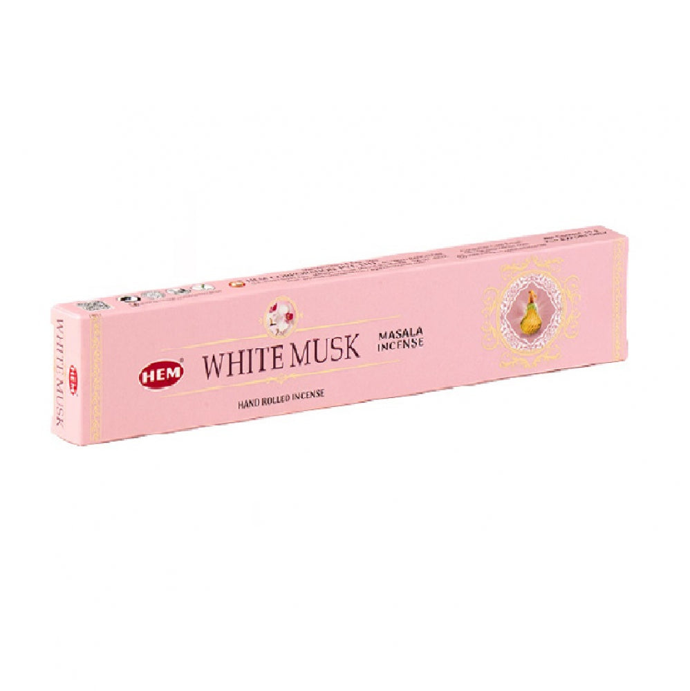Hem Masala Incense - Αρωματικά Στικ Λευκός Μόσχος (White Musk)  15 g