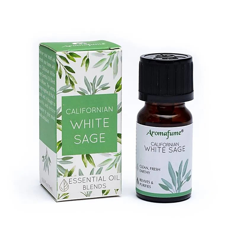 Αιθέριο Έλαιο Λευκό Φασκόμηλο (White Sage) 100% Pure Essential Oil 10 ml - mykarma.gr