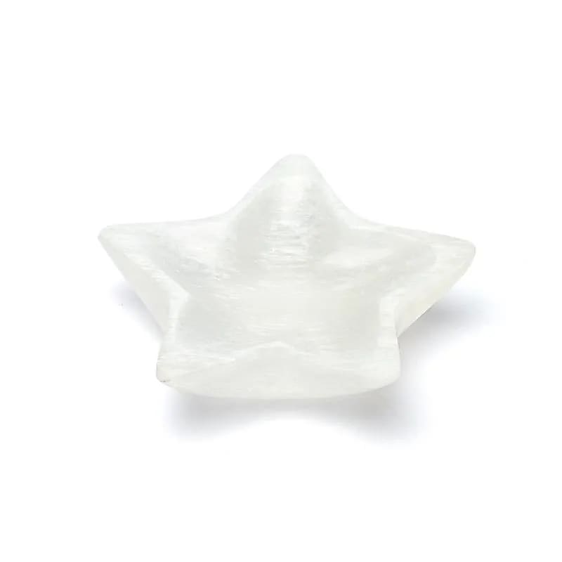 Αστεροειδές Πιατάκι από Σεληνίτη (Selenite) Διαστάσεις: ± 10 x 10 x 2 εκ
± 230 γρ - mykarma.gr