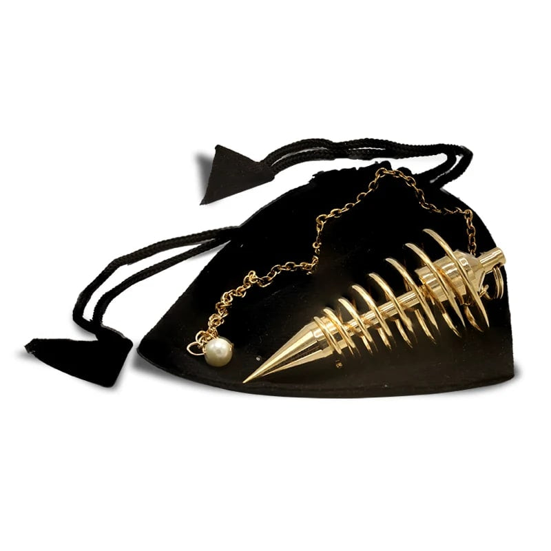 Εκκρεμές Σπείρα (Pendulum Spiral) ορείχαλκου Διαστάσεις: 26g 6cm - mykarma.gr