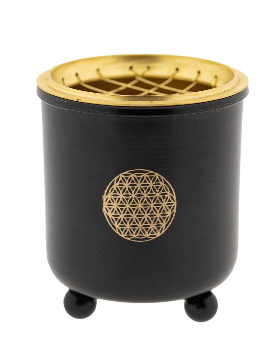 Βάση για θυμίαμα & στικ - «Λουλούδι της Ζωής» Διαστάσεις: 8,5 cm x 7,5 cm - mykarma.gr