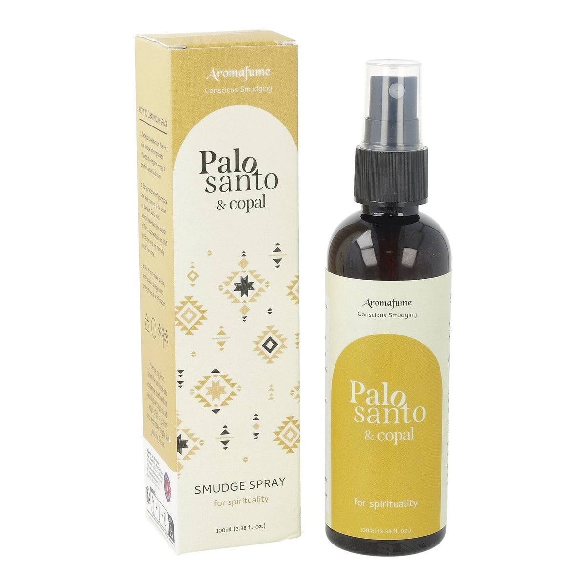 Room & Linen Spray - Φυσικό Σπρέι δωματίου “Palo Santo & Copal” για Ενεργειακό Καθαρισμό & Αναζωογονητικό Άρωμά - με Αιθέριο Έλαιο Palo Santo & Κοπάλι 100 ml
