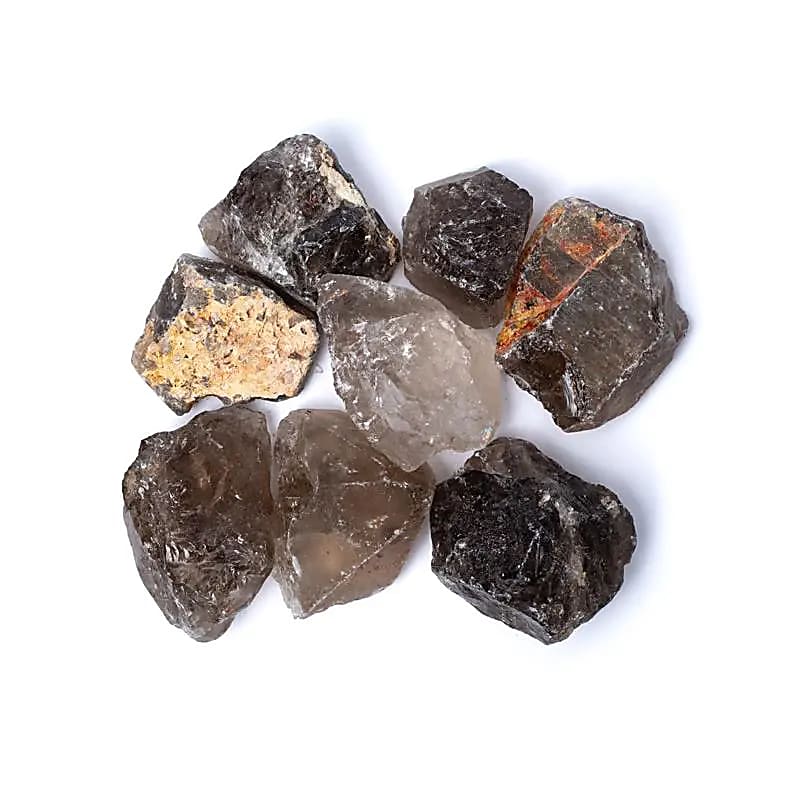 Φυσικό ορυκτό πέτρωμα - Χαλαζίας Καπνία (Smokey Quartz) ακατέργαστη πέτρα ±150 γρ (Η συσκευασία περιέχει 1 ή 2 τεμάχια) - mykarma.gr