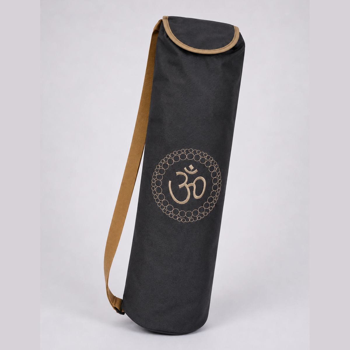 Waterproof Yoga Mat Bag - Αδιάβροχη Τσάντα Μεταφοράς Στρώματος Yoga & Fitness με Κεντημένο Σύμβολο “Ohm” - ποικιλία χρωμάτων Διαστάσεις: 66x23x12 cm Ø12 cm - mykarma.gr