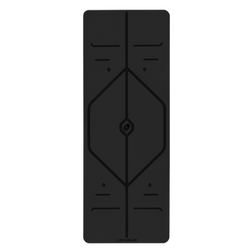 Liforme Yoga Mat Black | Στρώμα Yoga Μαύρο + τσάντα ΔΩΡΟ Βάρος 2.5kg Διαστάσεις 185cm x 68cm Πάχος 4.2mm - mykarma.gr