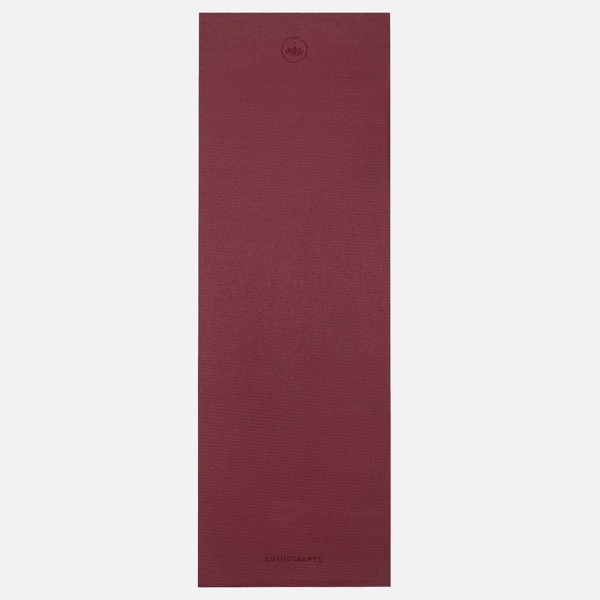 Lotuscrafts YOGA MAT MUDRA STUDIO- Dark Cranberry Διάσταση: 183 x 61 εκ Πάχος: 0,5 cm Βάρος: 1,2 kg - mykarma.gr