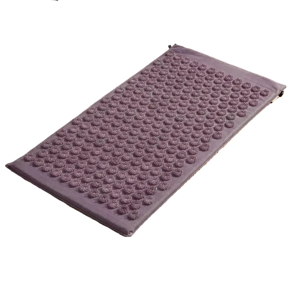 Yogistar - Χαλάκι 'acupress relax lotus' για μασάζ - ενεργοποιεί τα σημεία βελονισμού με 6.050 σημεία πίεσης από οργανικά υλικά - mauve Διαστάσεις: 77 x 45 x 2 cm