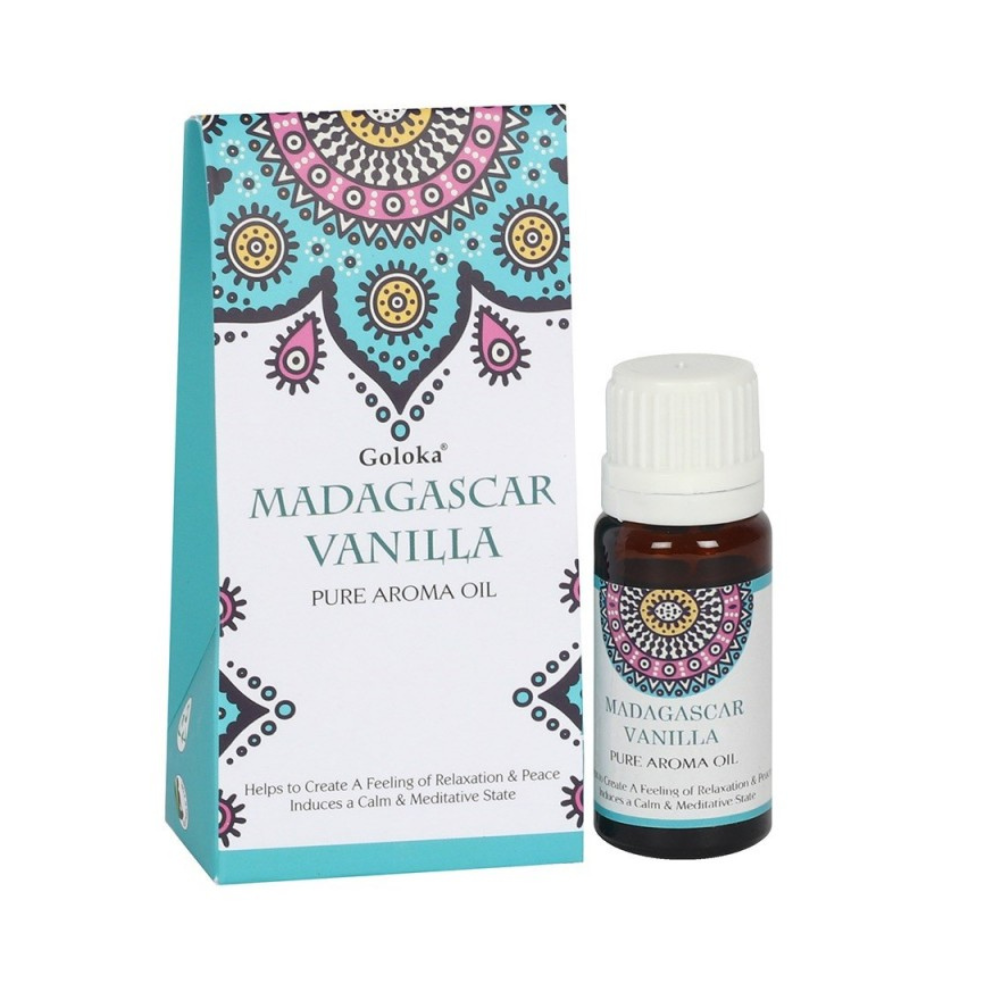 Αρωματικά Έλαια Goloka - Βανίλια Μαδαγασκάρης (Madagascar Vanilla) Pure Aroma Oil 10ml - mykarma.gr