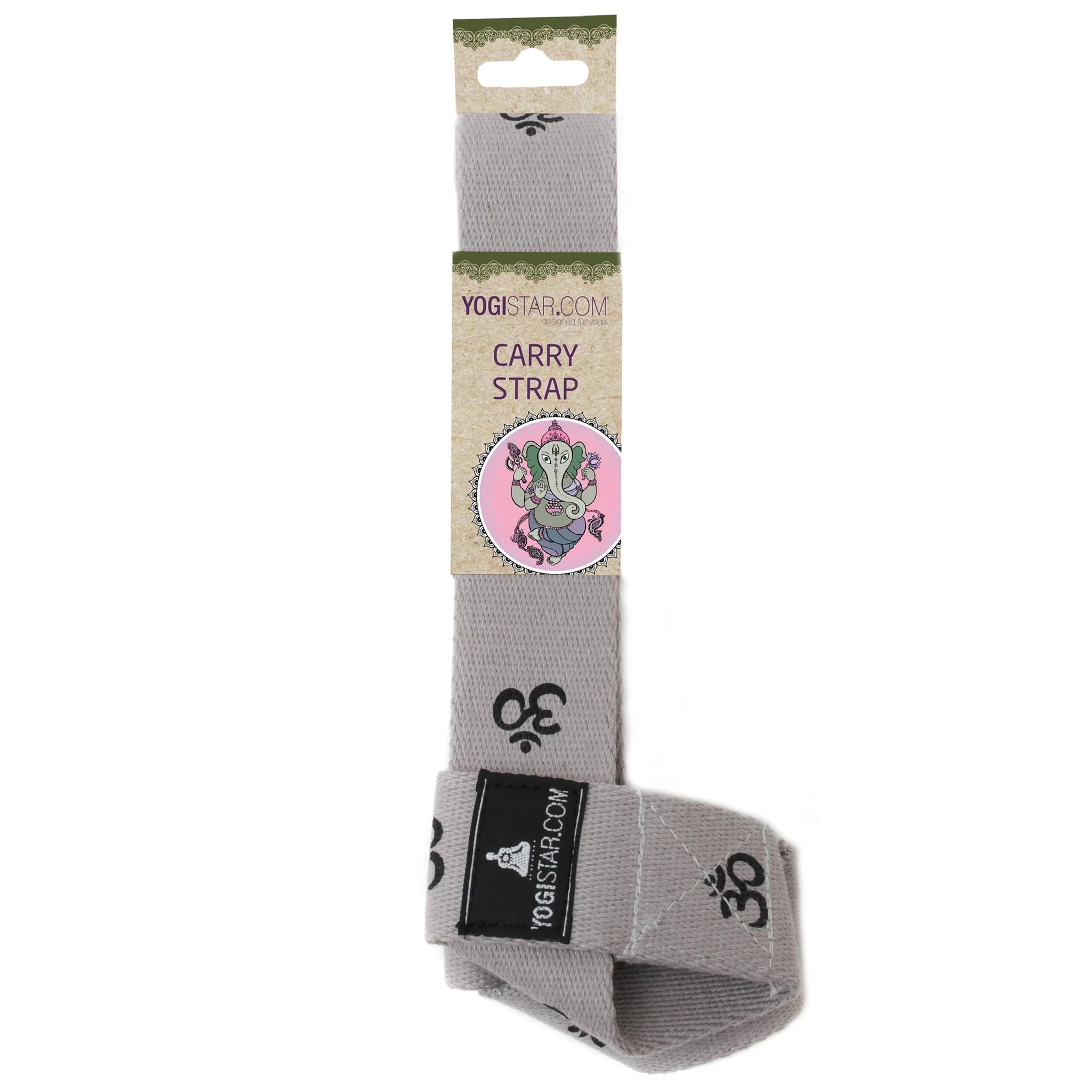 Yogistar Ιμάντας μεταφοράς Στρώματος - Carry Strap “Ohm” Διαστάσεις: 200cm x 4cm x 0,3cm - mykarma.gr