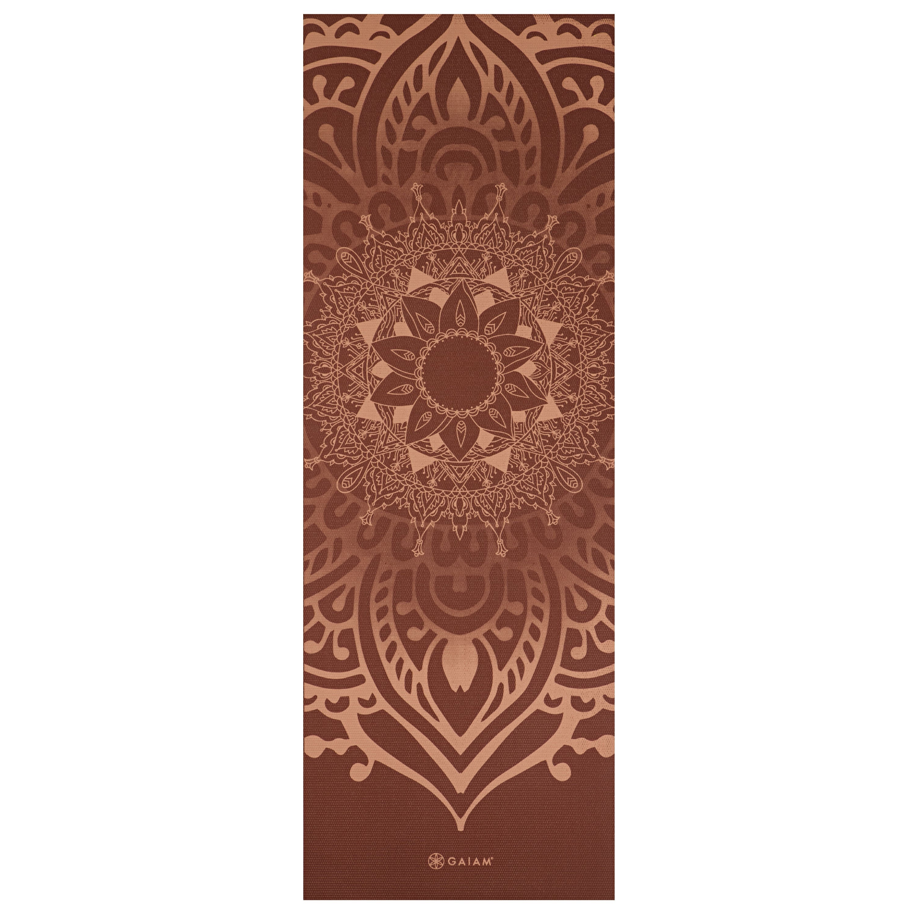 Gaiam Premium Στρώμα Yoga Rust Sundial Layers Διαστάσεις: Μήκος: 173 εκ Πλάτος: 61 εκ Πάχος: 5 mm - mykarma.gr