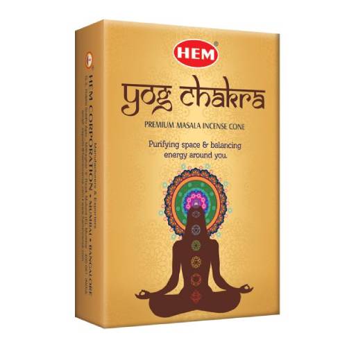 HEM Αρωματικοί Κώνοι – Άρωμα Yog Chakra – 10 Κώνοι