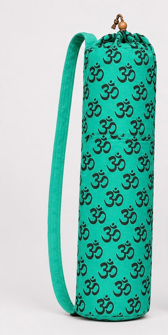 Yoga Mat Bag - Τσάντα Μεταφοράς για στρώμα με πρακτικό κορδόνι - βαμβάκι - ποικιλία χρωμάτων Διαστάσεις: 74x14 cm Ø14 cm