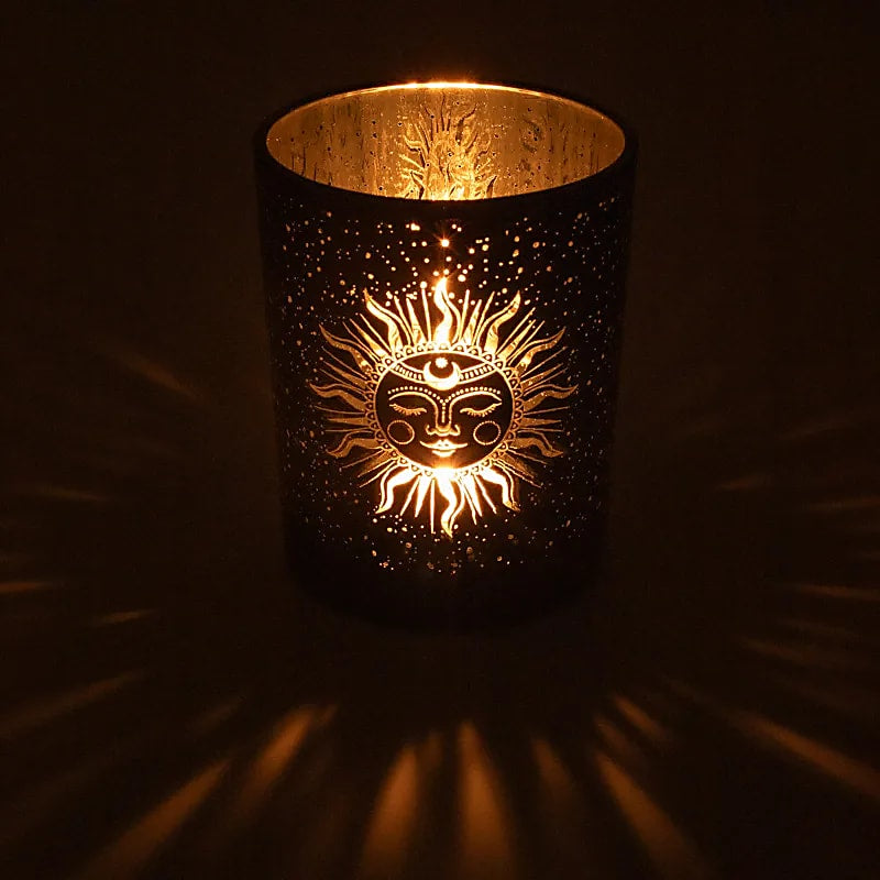 Κηροπήγιο “Sleeping Moon & Sun” Διαστάσεις: 10 x 12,5 cm