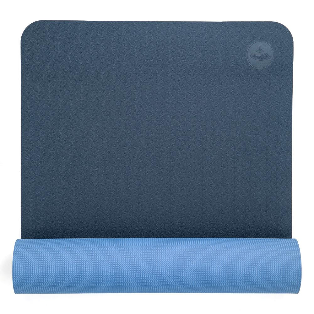 Bodhi Στρώμα για Yoga & Pilates - TPE Lotus Pro - blue/light blue 183 x 60 cm, 6 mm - mykarma.gr