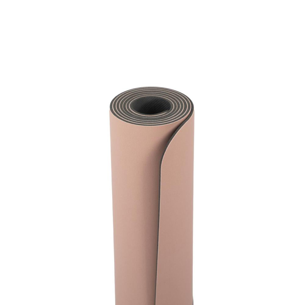 Bodhi - Στρώμα Yoga από φυσικό καουτσούκ & PU με Lotus - rose 185 x 66 cm 4 mm 2,5 kg - mykarma.gr