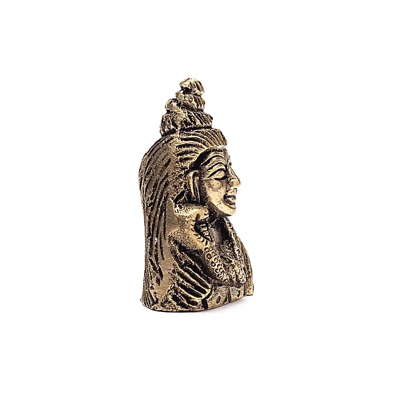Μικρό Αγαλματίδιο Shiva bust - Ορείχαλκος Διαστάσεις: 5 εκ 70 γρ - mykarma.gr