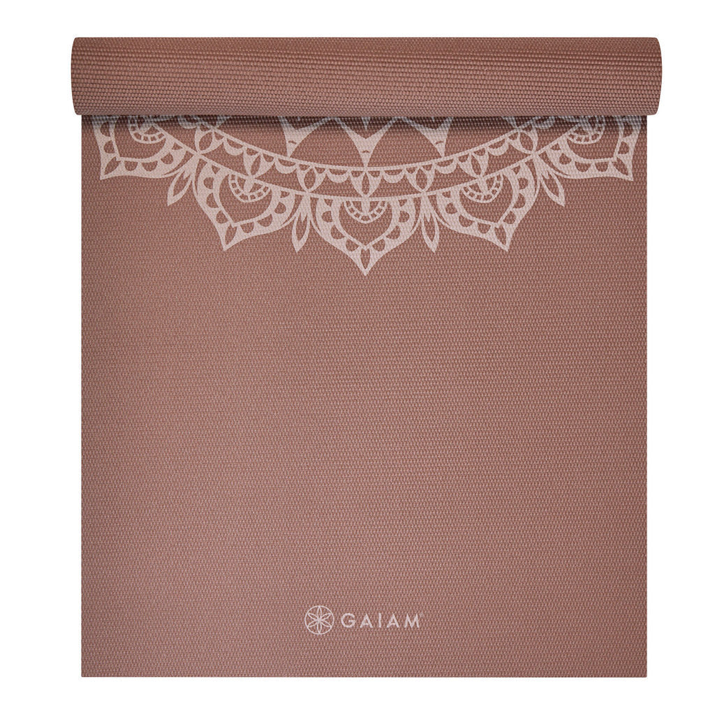 Gaiam Στρώμα Yoga Cinnamon Marrakesh Διαστάσεις: Μήκος: 173 εκ Πλάτος: 61 εκ Πάχος: 5 mm - mykarma.gr