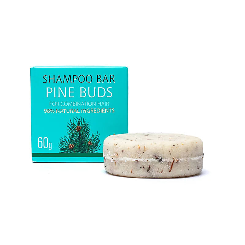 Χειροποίητο Φυσικό Σαπούνι - Στερεό Σαμπουάν (Shampoo bar) Άρωμα Πεύκου & κουκουναριών – Φυσική Λάμψη & Ενδυνάμωση Μαλλιών 60g