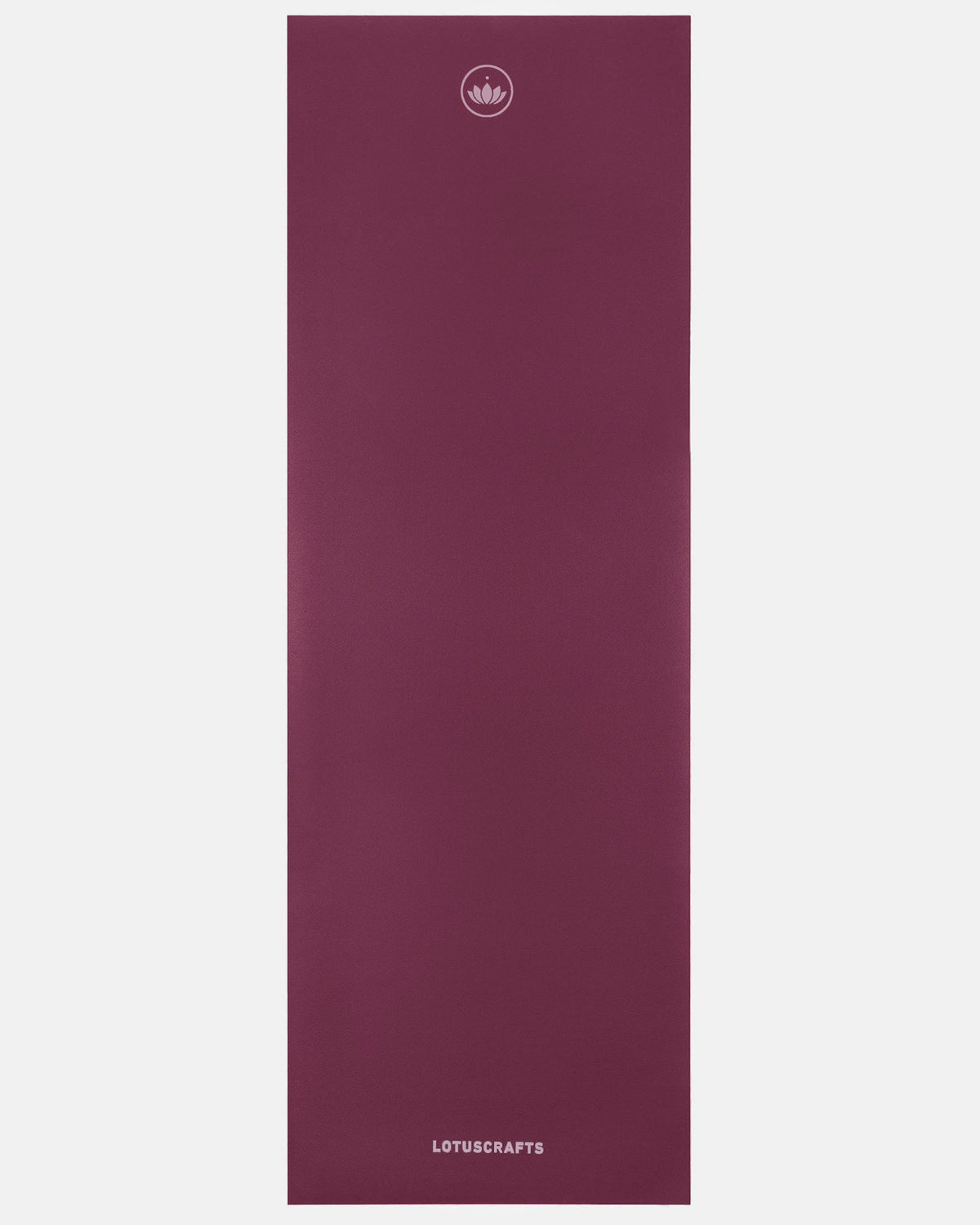 Lotuscrafts Travel Yoga Mat ARISE | Αντιολισθητικό στρώμα Yoga από φυσικό καουτσούκ & 15% ανακυκλώσιμο λατέξ -Dark Cranberry Βάρος: 1kg Βάρος: 1kg Διαστάσεις: 185cm x 65cm Πάχος: 0,13cm