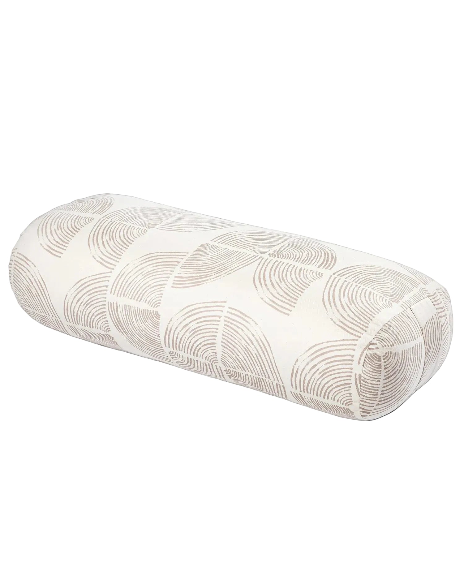 Lotuscrafts Restorative L μαξιλάρι Bolster - Wood Grain Light Taupe - κάλυμμα απο οργανικό βαμβάκι & γέμιση Καποκ μαλλί Διαστάσεις: 72 × 30 x 20 εκ - mykarma.gr