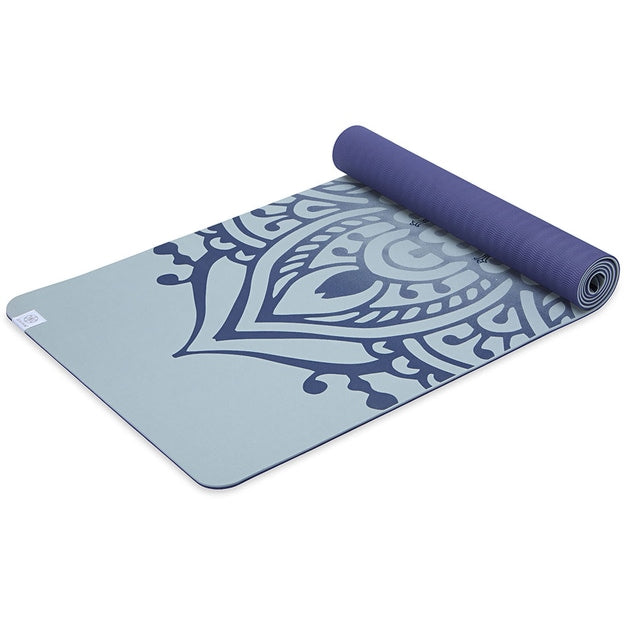 Gaiam Performance Yoga Mat - Στρώμα TPE με ιμάντα μεταφοράς - Dove Sundial Layers Διαστάσεις: Μήκος: 173 εκ Πλάτος: 61 εκ Πάχος: 6 mm