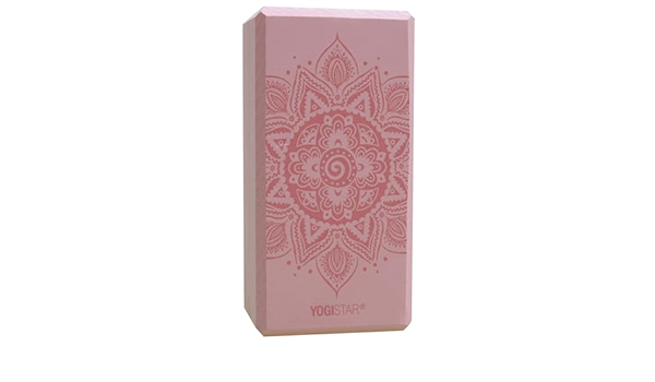 Yogistar - Yoga & Pilates Basic block 'Spiral Mandala', velvet rose Διαστάσεις: 22 cm x 11 cm x 7.4 cm Βάρος: 175 g - mykarma.gr