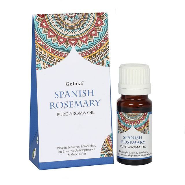 Αρωματικά Έλαια Goloka - Ισπανικό Δεντρολίβανο (Spanish Rosemary) Pure Aroma Oil 10ml - mykarma.gr
