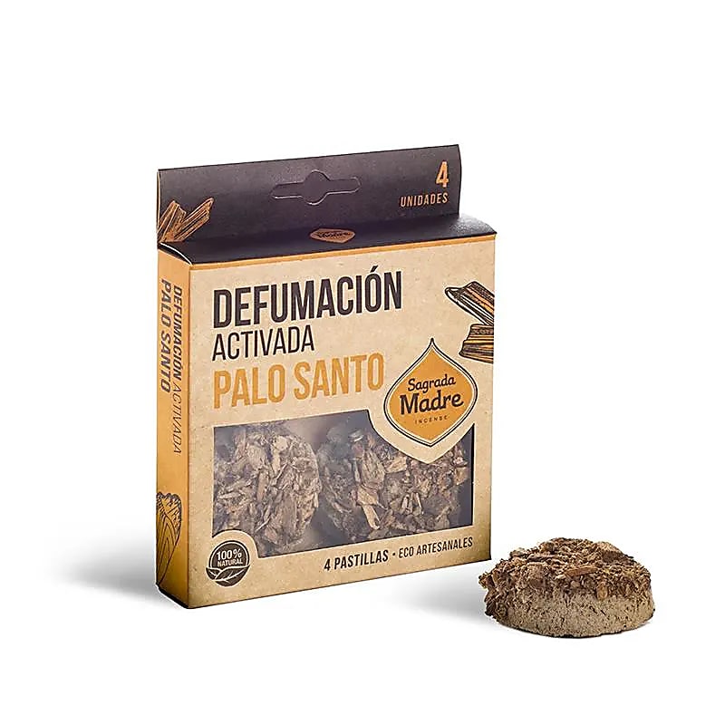 Sagrada Madre Δίσκοι Θυμιάματος από Palo Santo – Καθαρισμός & Ευεξία 56 g - mykarma.gr