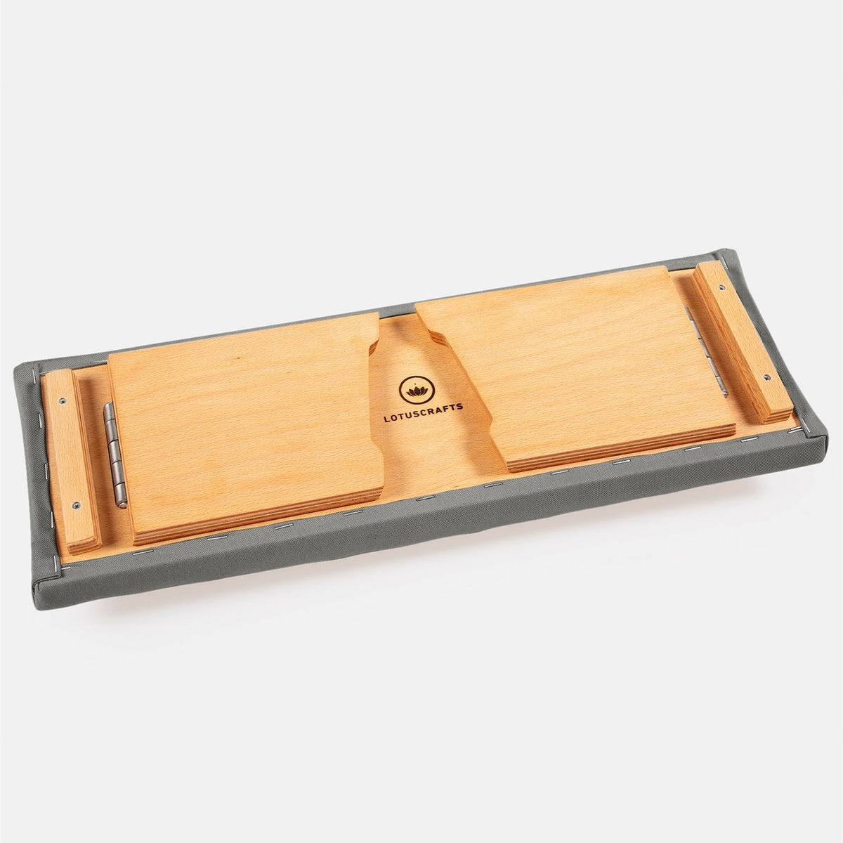 Lotuscrafts Ξύλινος Πάγκος Διαλογισμού “Dharma” (Meditation Bench) με αναδιπλούμενα πόδια - Anthracite Βάρος: 2,2 kg Διαστάσεις: 46 × 19,5 cm - mykarma.gr