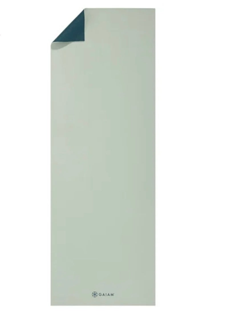 Gaiam Στρωμα Yoga Deep Jade/Icicle - 2 χρώματα στο ίδιο στρώμα(2 όψεις) Διαστάσεις: Μήκος: 173 εκ Πλάτος: 61 εκ Πάχος: 4 mm - mykarma.gr