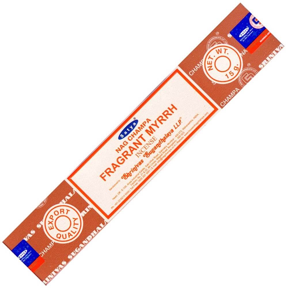 Αρωματικά Στικ - Satya Nag Champa - Fragrant Myrrh (Αρωματικό Μύρο) Βάρος: 15 g