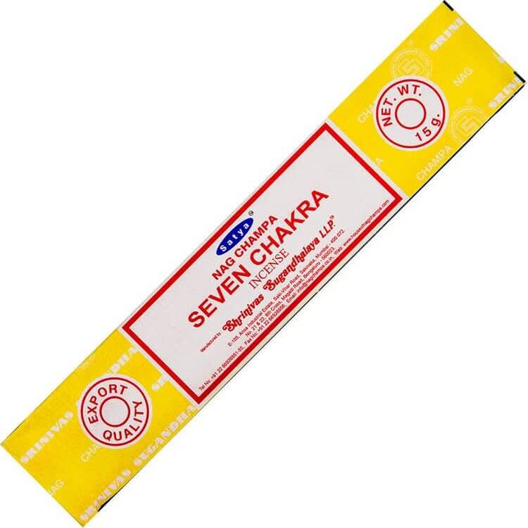 Αρωματικά Στικ - Satya Nag Champa - Seven Chakra (Επτά Τσάκρα) Βάρος: 15γρ