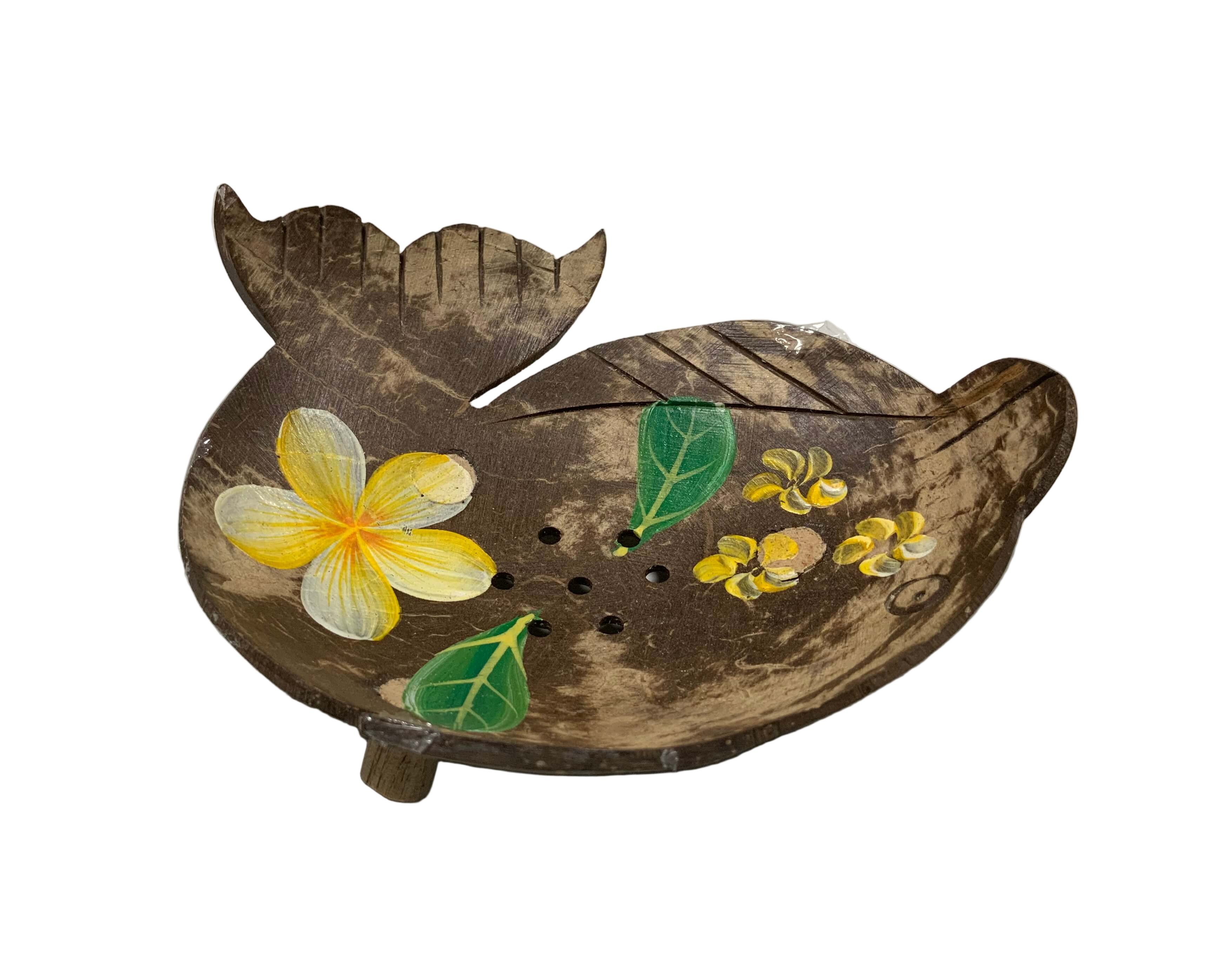 Χειροποίητη Βάση για Σαπούνι «Δελφίνι» - μπαμπού Διαστάσεις: 13 x 12 cm