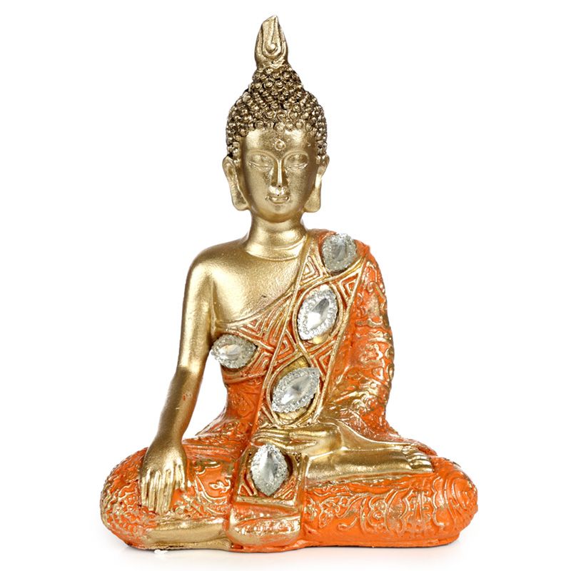Άγαλμα - Thai Βούδας σε Διαλογισμό Ύψος 13cm Πλάτος 9,5cm Βάθος 5cm - mykarma.gr