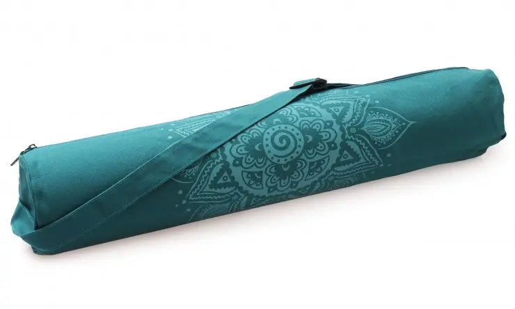 Yogistar- Τσάντα για στρώμα γιόγκα 'Basic' cotton “Spiral Mandala” 86 x 14 cm - mykarma.gr