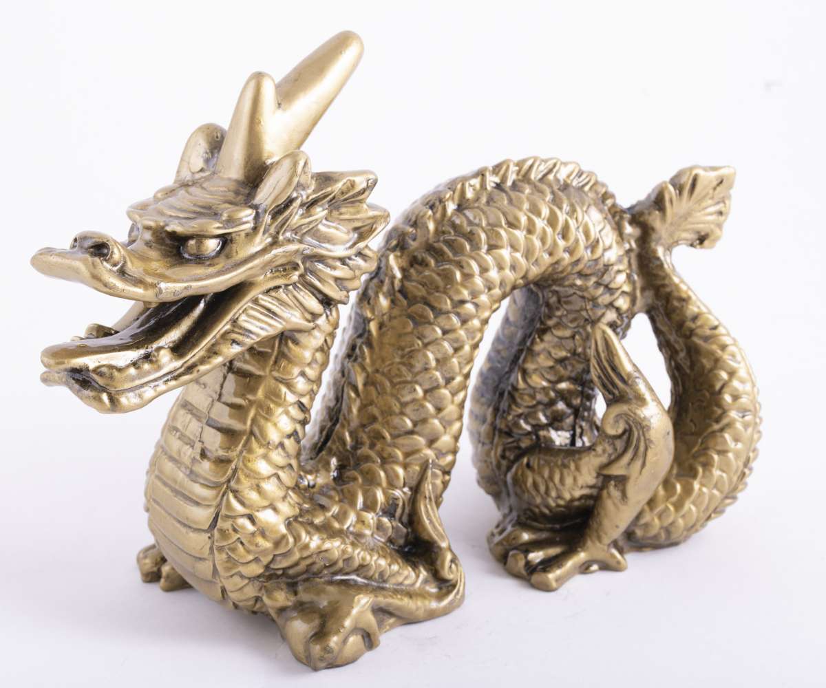 Fengshui Dragon - Δράκος με μπάλα - Σύμβολο Δύναμης Διαστάσεις: 18,5x14 cm - mykarma.gr