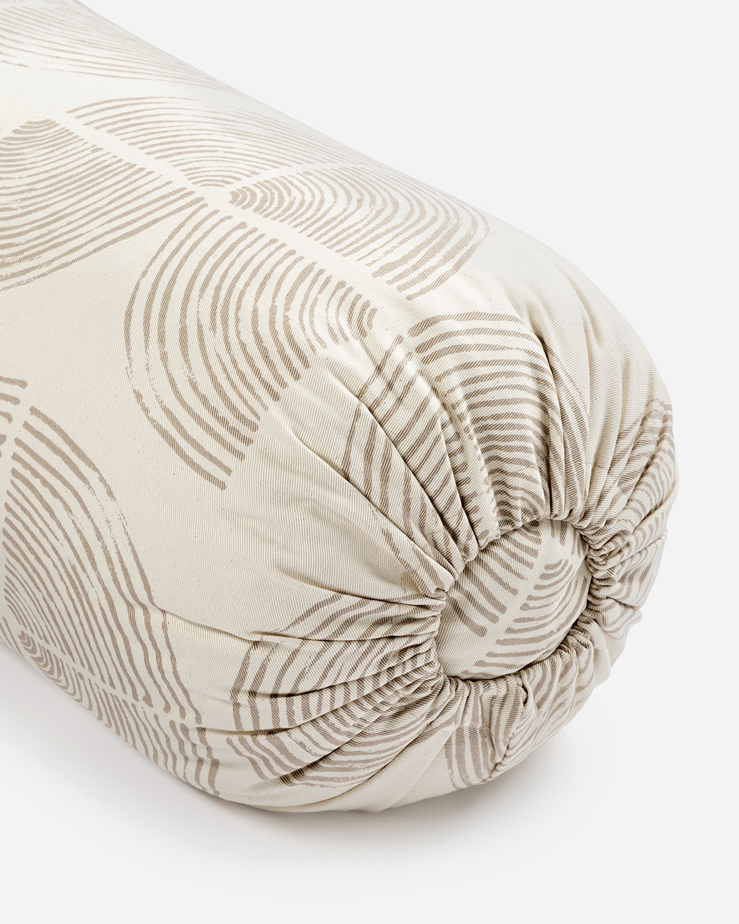 Lotuscrafts Στρογγυλό μαξιλάρι Bolster Restorative - Wood Grain - κάλυμμα απο οργανικό βαμβάκι Διαστάσεις: 64 × 24 εκ - mykarma.gr