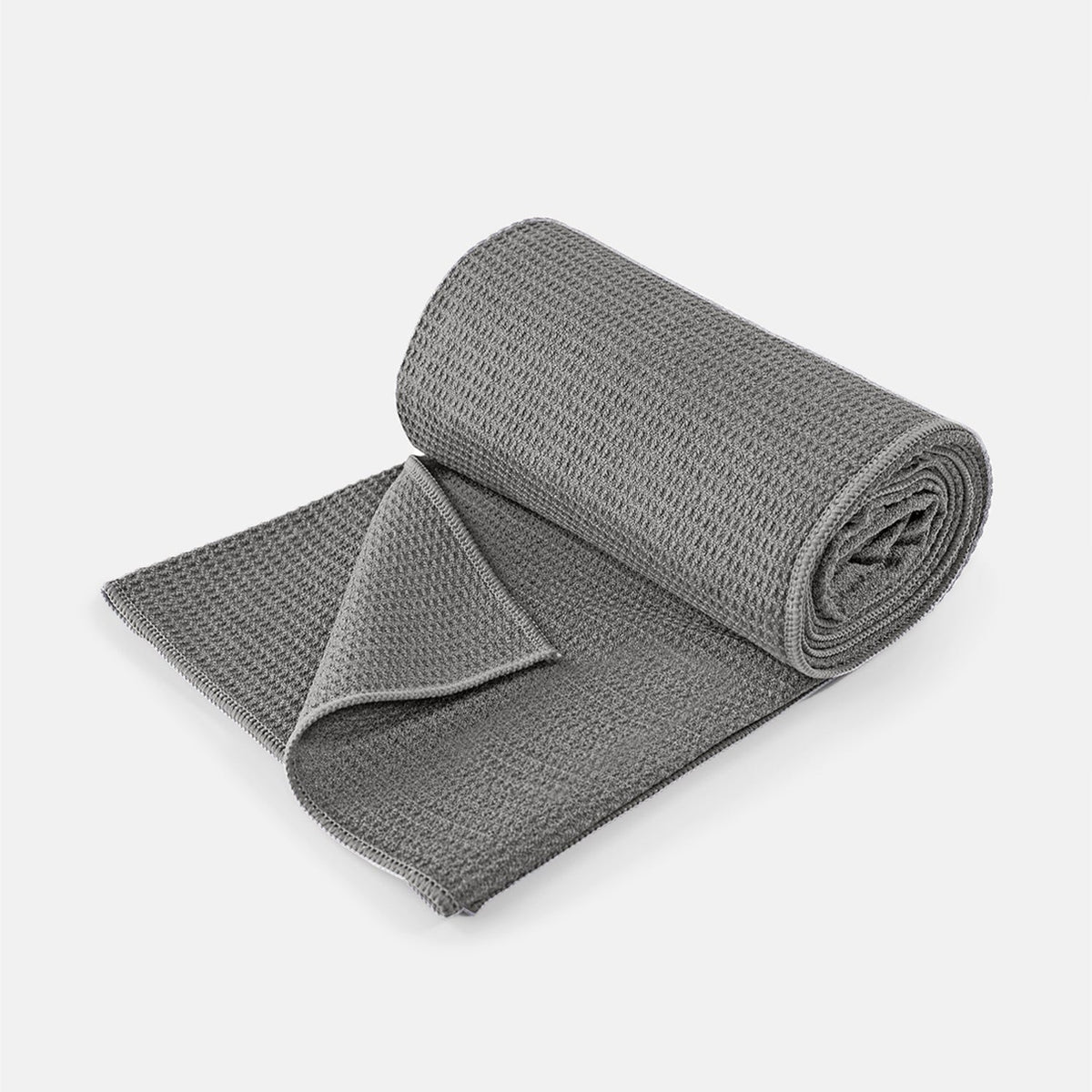 Lotuscrafts - Πετσέτα Στρώματος - Yoga Mat Towel - Anthracite Διαστάσεις: 183cm x 61cm - mykarma.gr