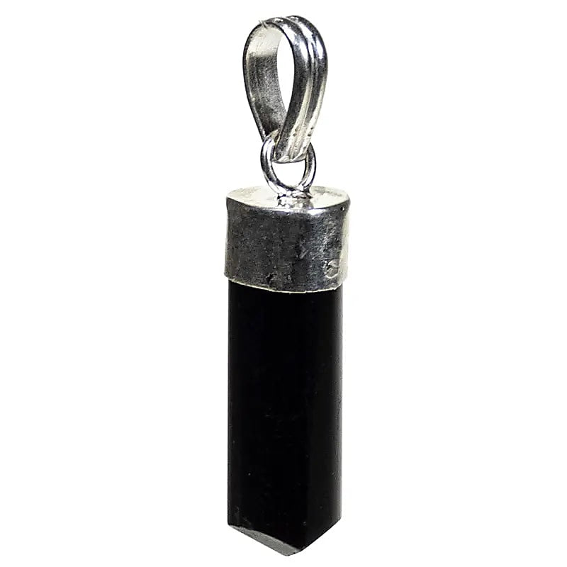Μενταγιόν Κρεμαστό - Τουρμαλίνη (Black Tourmaline) Διαστάσεις 2 cm - mykarma.gr