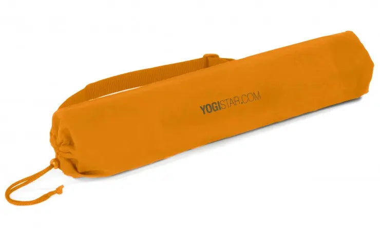 Yogistar- Τσάντα για στρώμα γιόγκα 'Basic' cotton - Saffron - 65 cm - mykarma.gr