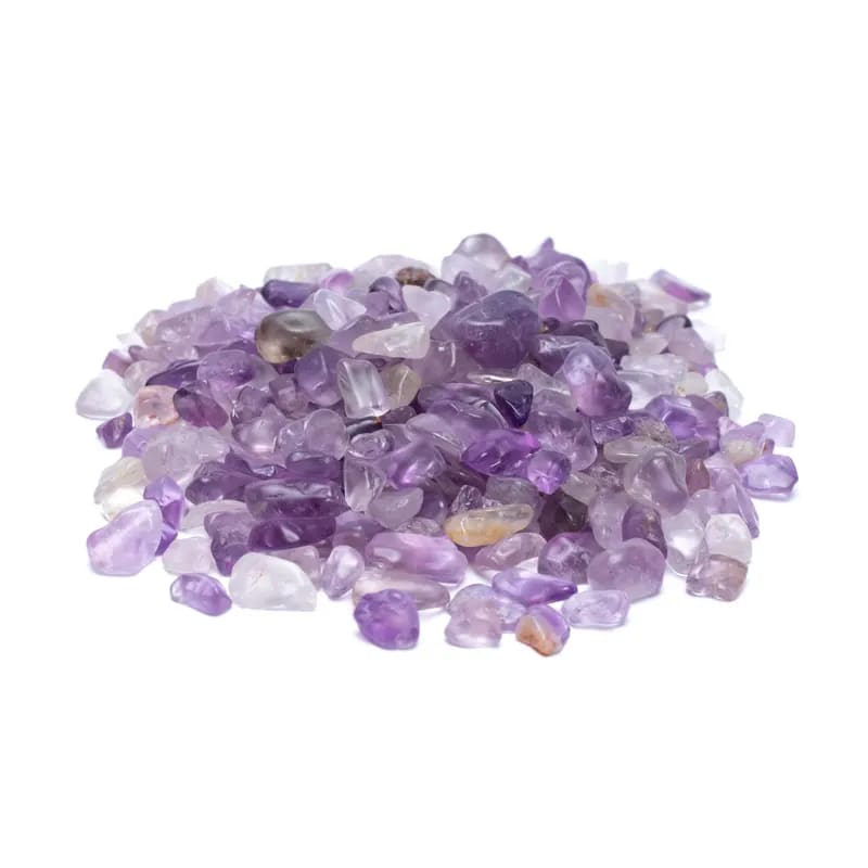 Φυσικό ορυκτό πέτρωμα - Αμέθυστος (Amethyst) γυαλισμένες πέτρες  ±0,5-2 cm  200g - mykarma.gr