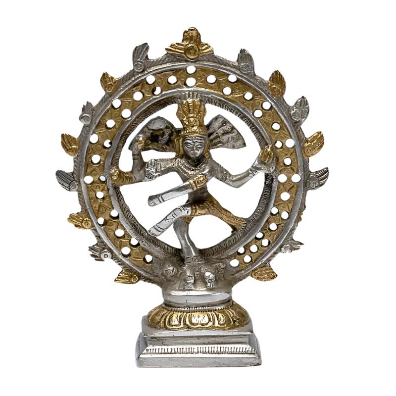Shiva Nataraja - ορείχαλκος.Δυο χρωμάτων.Βάρος: 420 g Διαστάσεις: 15 cm - mykarma.gr