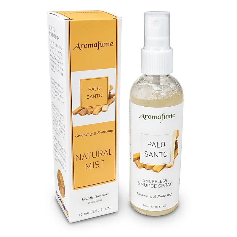 Natural Mist for Grounding & Protecting-Φυσικό Σπρέι δωματίου με Ιερό Ξύλο Palo Santo για καθαρισμό χώρου με Αιθέριο Έλαιο 100 ml - mykarma.gr