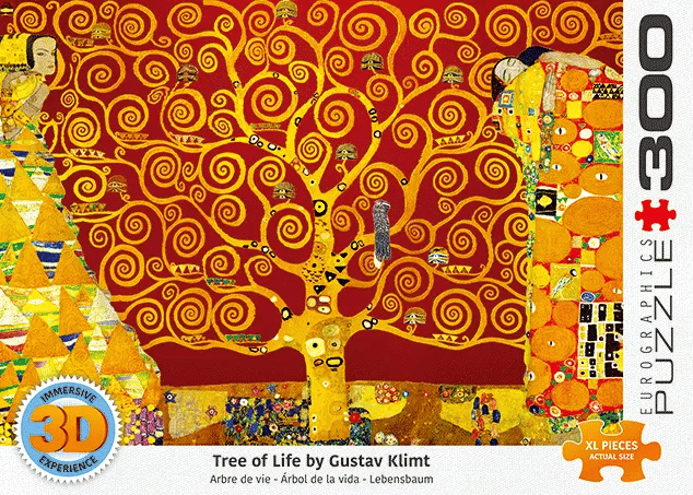 Παζλ 300 Τεμαχίων 3D εφέ - Puzzle “Tree of Life” 3D Lenticular