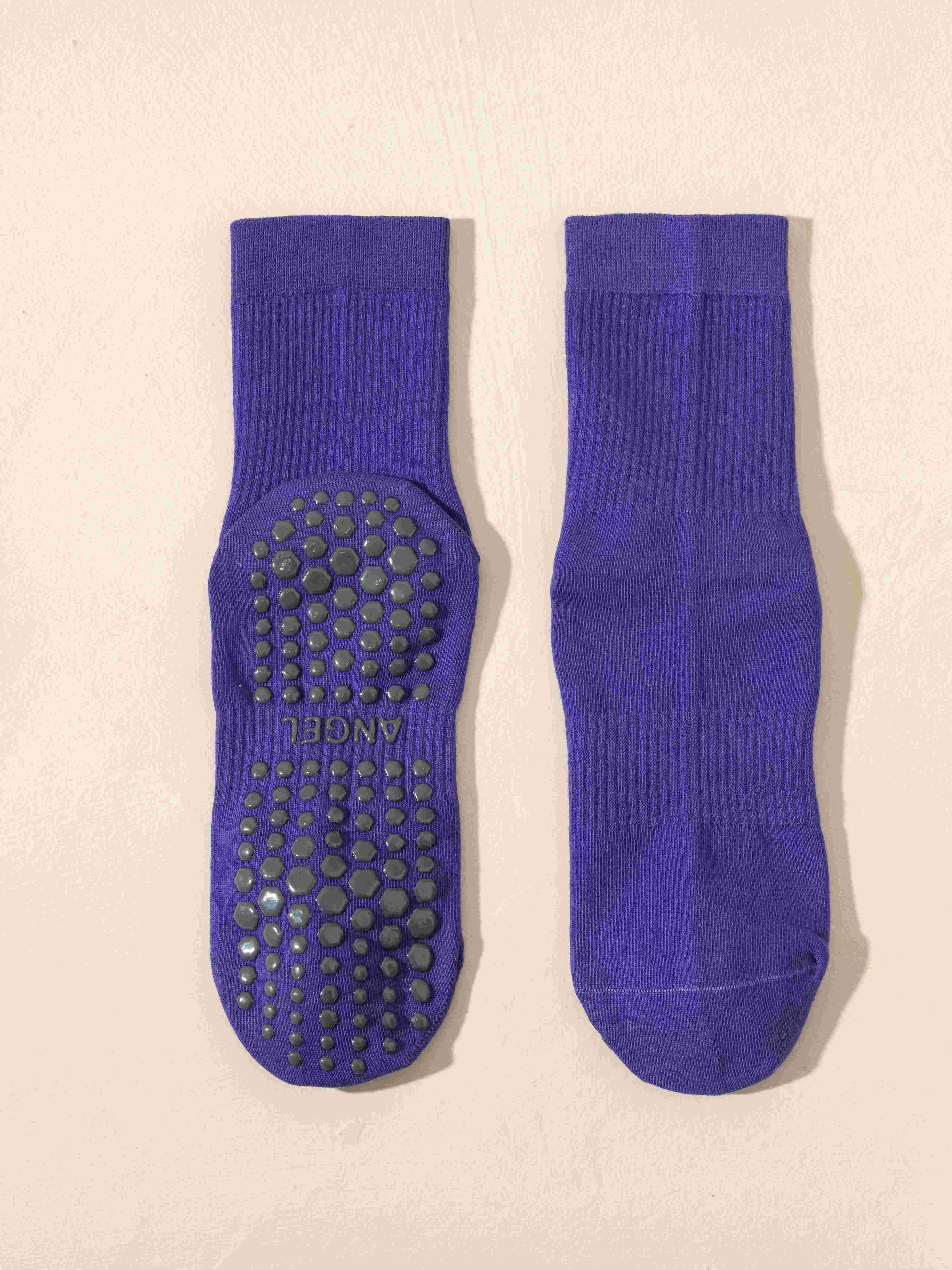Αντιολισθητικές Κάλτσες - Non-Slip Socks Mid-Calf – Yoga & Pilates - ποικιλία χρωμάτων No 36-41