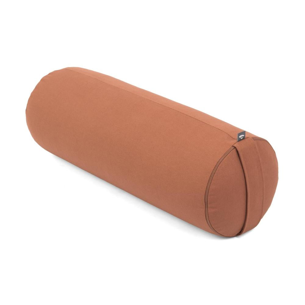 Στρογγυλό μαξιλάρι yoga Bodhi Bolster Basic σε καφέ μόκα